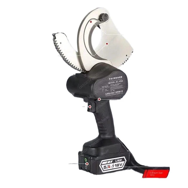

18V Electric Ratcheting Cable Cutter Light Fast Cutting of 50Mm/85Mm Cable Gear Scissors Armored Cables Steel Core Aluminum