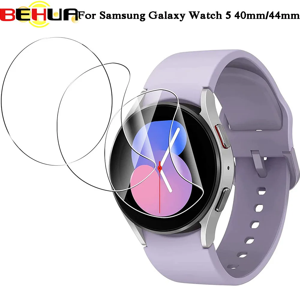 BEHUA For Samsung Galaxy Watch 5 40mm 44mm / 5 Pro 5Pro 45mm Screen Protective Film Guard Protection Films Anti-shock Definition