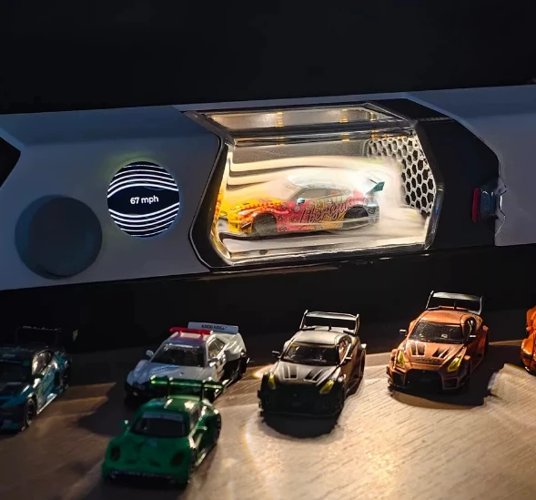 1:64 Aerodynamic Wind Tunnel Desktop Car Test Model No Car Included Machine