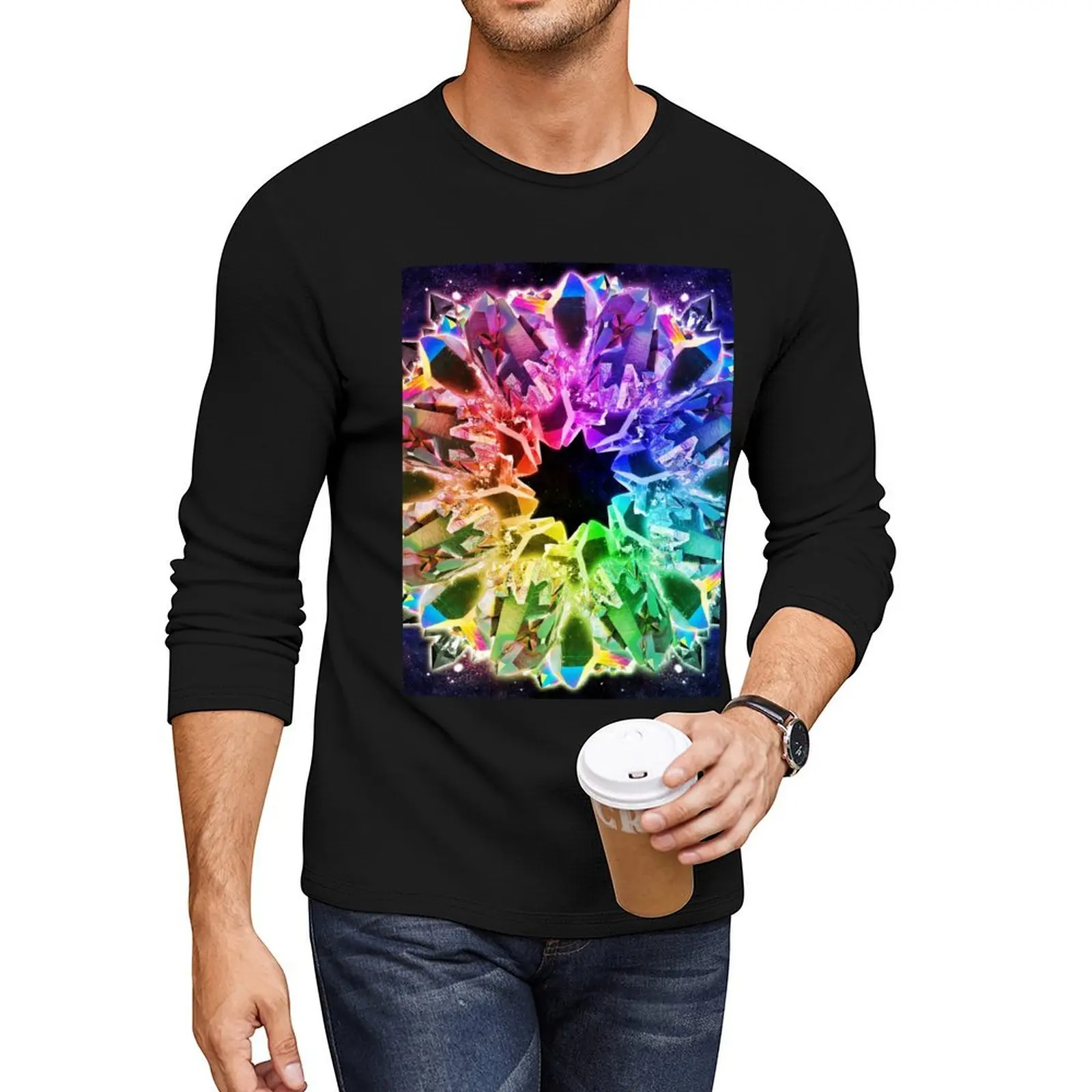 

The Cabot Crystal Wheel Long T-Shirt tees custom t shirts design your own Men's t-shirts