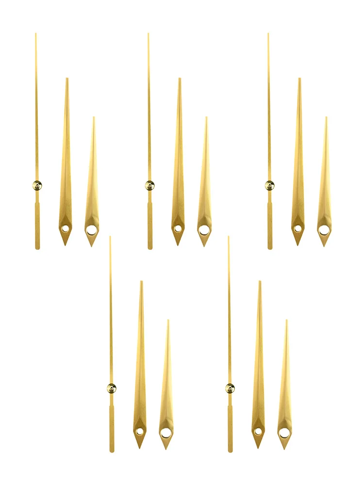 Set of 5 Aluminum Clock Hands for Clock Repair and Replacement Lightweight Parts Compatible with Different Clocks