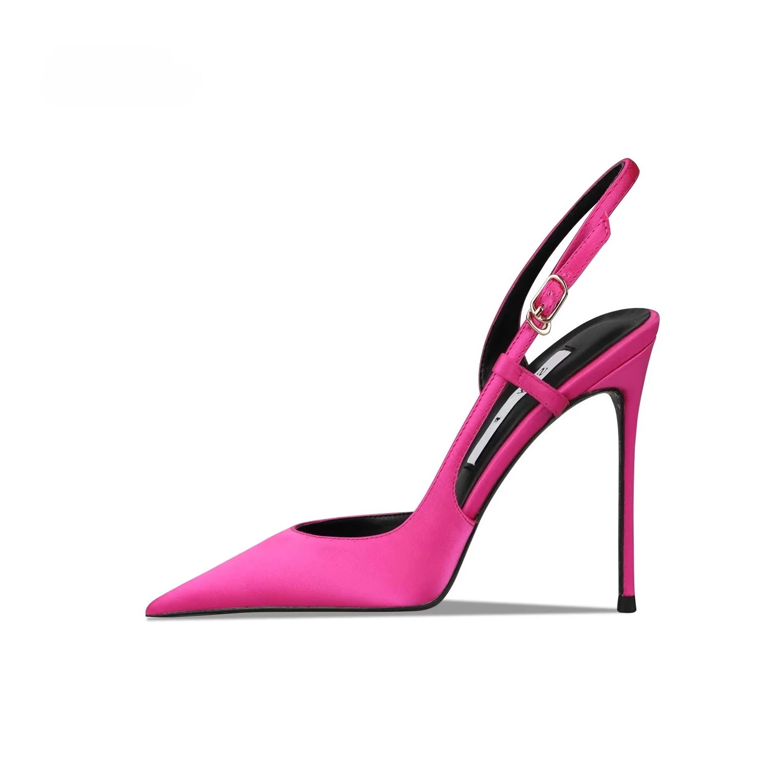 European and American Style One-word Buckle Sandals Women's 2026 New Thin Heel Bag Head Sexy Sandals view 3