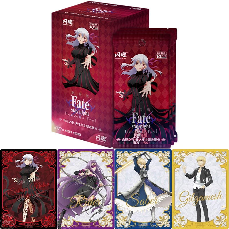 Shining Soul Original Fate/stay night Card Emiya Shirou Tohsaka Rin Altria Pendragon Anime Character Collection Cards Toy Gifts