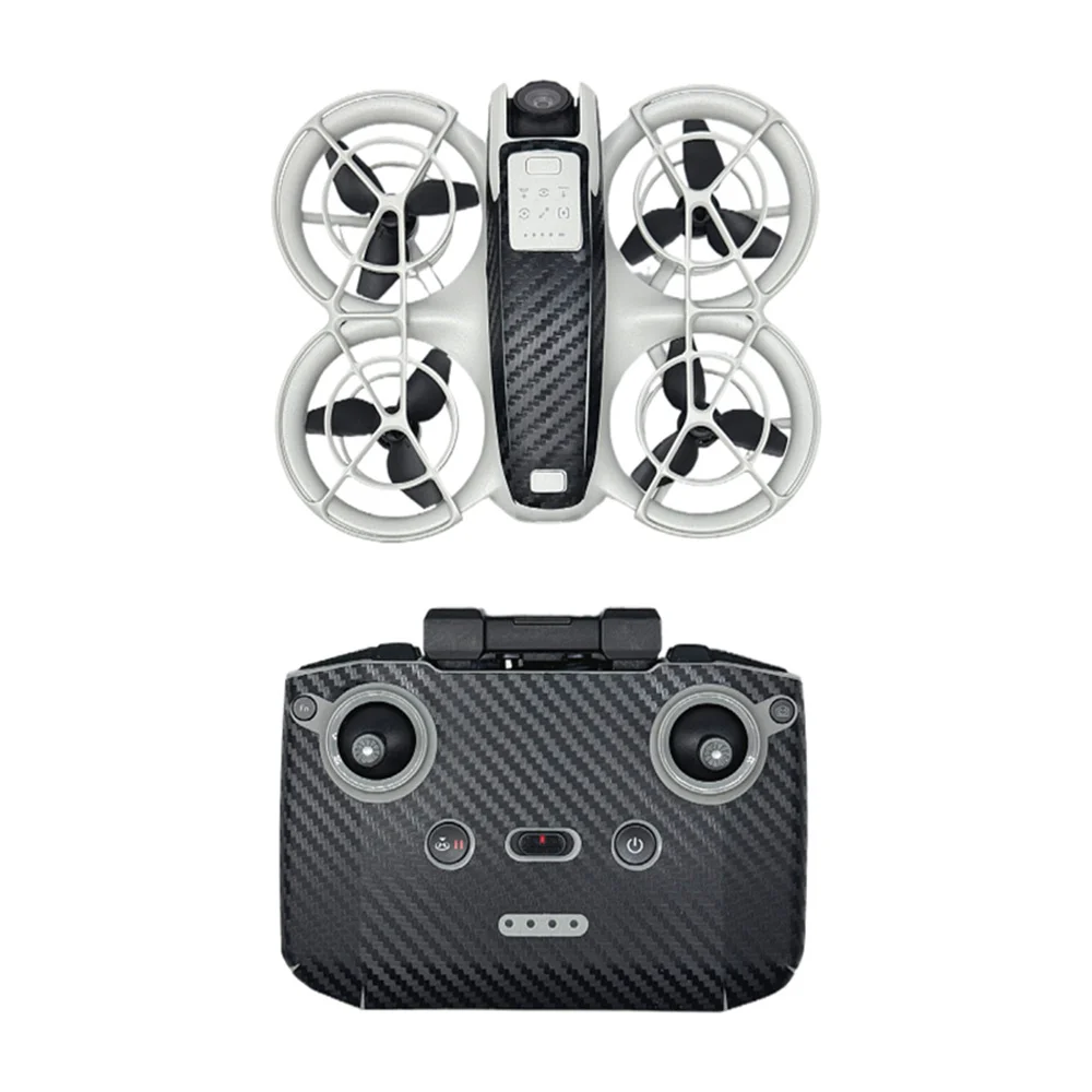 Для DJI Neo Skin, наклейка против царапин, углеродное волокно, дрон, пульт дистанционного управления, аксессуары из ПВХ