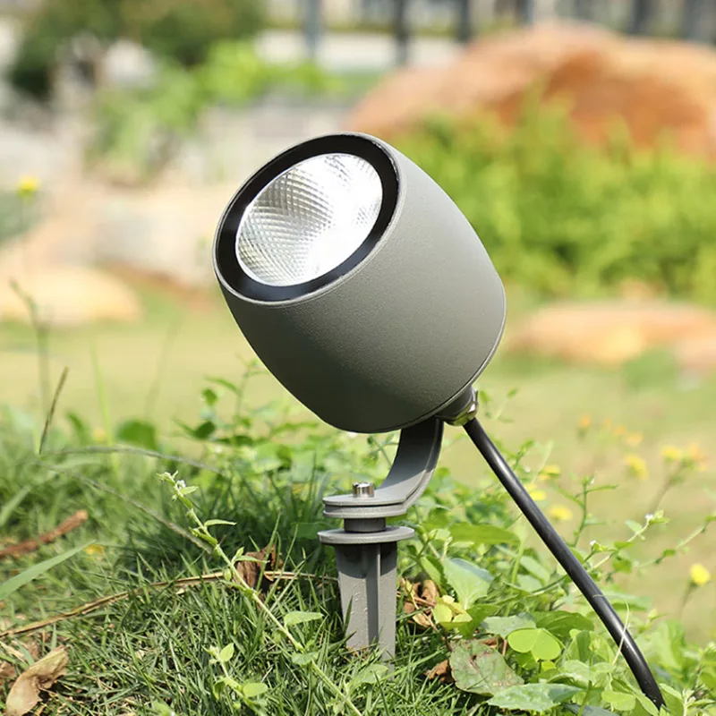 1PC LED Waterprof Lawn Lamp LED Garden Lights Outdoor 85-265V Landscape Spike Bulb IP65 Led Light Garden Path Spotlights LT054