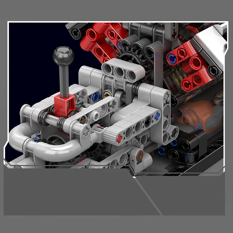 Mould King 10225 Technical Engine Toys The Motorized V8 Car Engine Building Block Assembly Engine Brick Set Kids Christmas Gift view 5