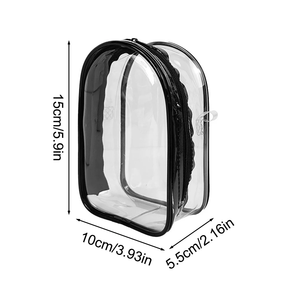 Labubu Protect Case Labubu Sitting Party 15cm Cotton Doll Shoulder Pain Bag PVC Storage Bag Labubu Walk Bag Dustproof