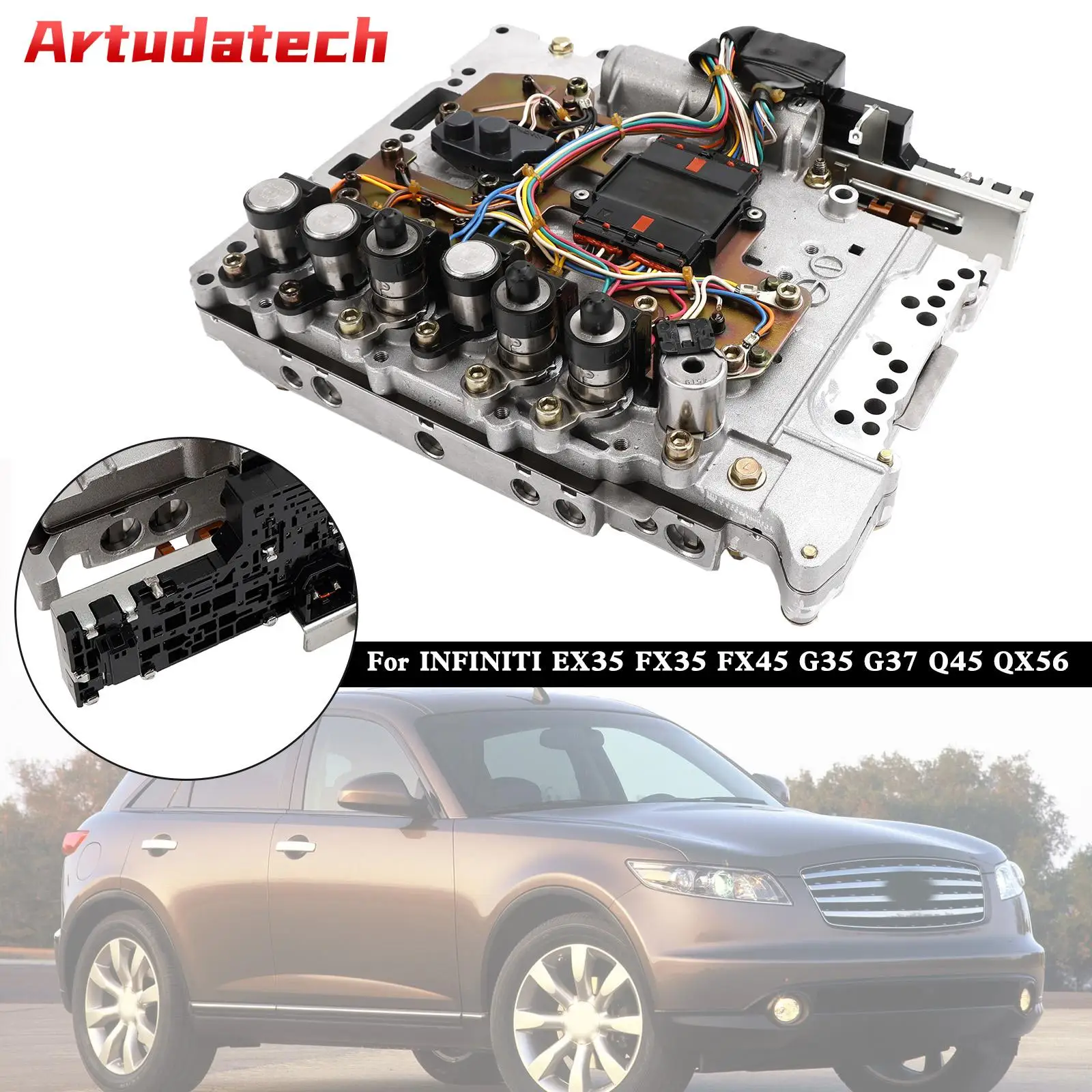 

Artudatech RE5R05A соленоид корпуса клапана w/ TCM для INFINITI EX35 FX35 FX45 G35 G37 Q45 QX56