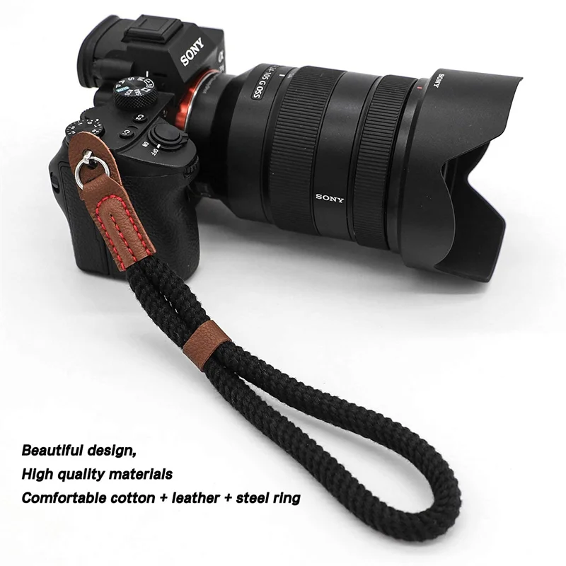 Camera Strap Wrist Band Nylon Rope Lanyard Digital SLR for Leica  Sony A7 A9 A6000 A6300 A6500 Fujifilm X-T30 X-T4 X-T3 X-T20