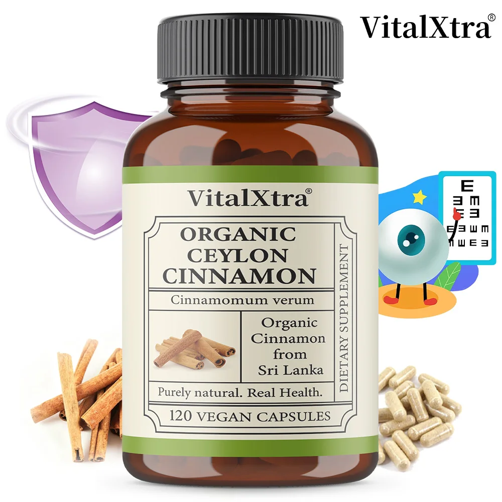 

Ceylon Cinnamon, Natural Dietary Supplement, Supports Healthy Circulation, Brain and Joint Function, and Promotes Metabolism