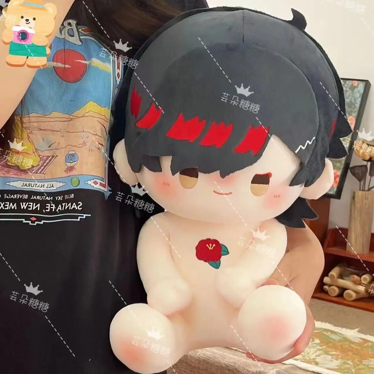 أنيمي Nijisanji Luxiem Vox Akoma 40 سنتيمتر أفخم الشكل الظاهري YouTuber الكرتون وسادة تأثيري هدية عيد ميلاد الجلوس الموقف