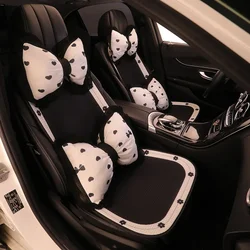 New Simplicity Car Seat Cushion Fashion Breathable Ice Silk Car Seat Cushion Cover Decoration Dust Proof Interior Accessories