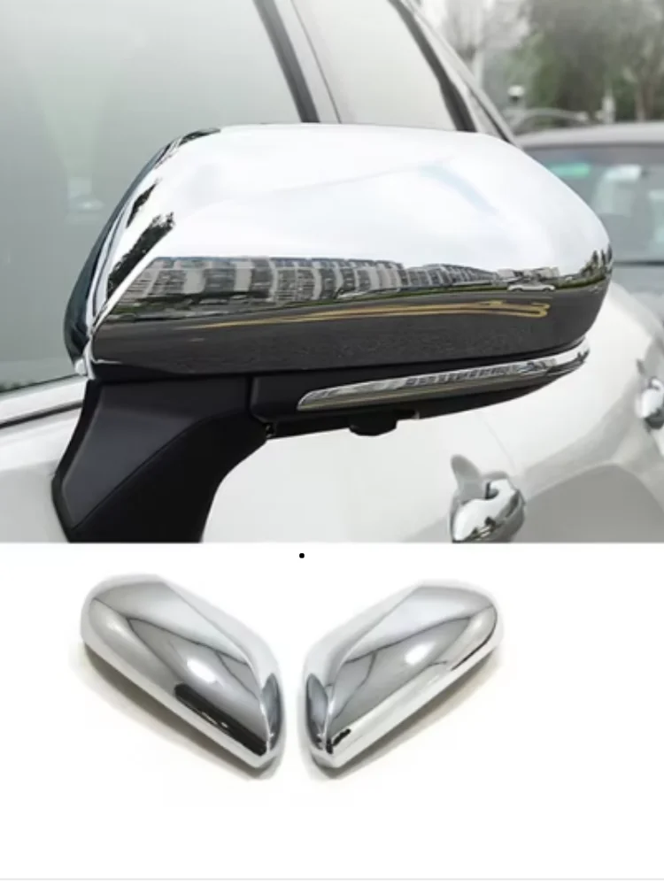 ABS ألياف الكربون مساعد مرآة الرؤية لتويوتا أفالون/كامري CHR استبدال غطاء مرآة 2018-2022 #2