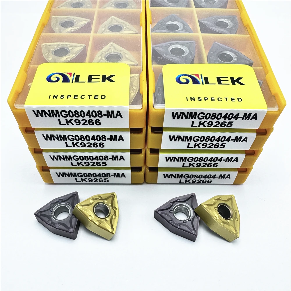 WNMG080404 WNMG080408 LK9265 Carbide Inserts External Turning Tool Steel Processing Metal Lathe Tool High Quality Turning Insert