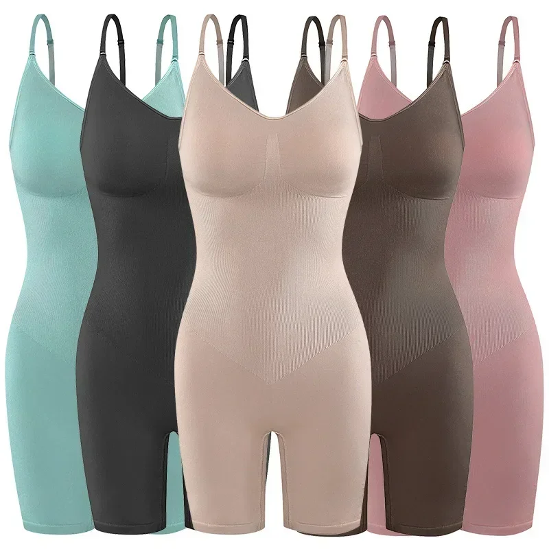 Einteiliger Shapewear-Body mit Bauchkontrolle, Taillenmieder, schlankmachende, nahtlose Hebeunterwäsche für Damen – Detail 16