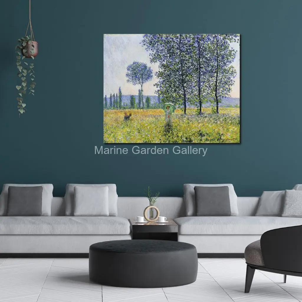 Handmade Classic Canvas Painting Landscape Seascape Masterpiece Romantic Paintings for Bathroom Living Room Decor