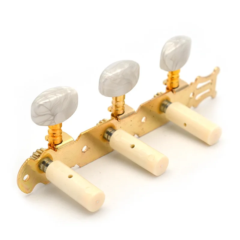 2Pcs/Set Classical Guitar Tuning Pegs Machine Head Tuners Keys 3L 3R Professional Metal Guitar Knob Parts