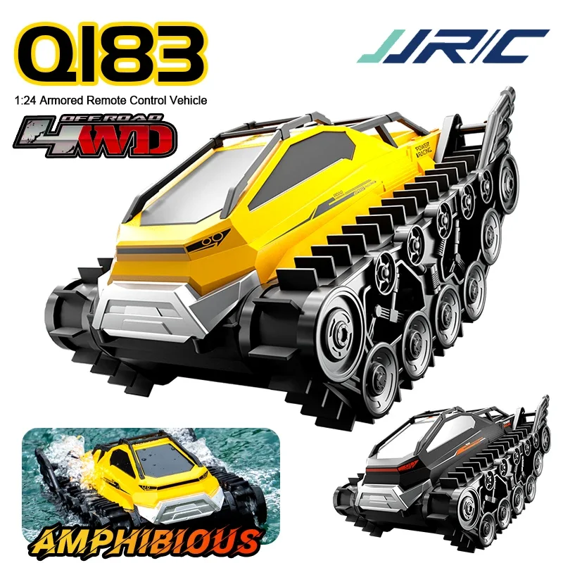 JJRC Q183 4WD RC Car 2.4G amfibia 4-kołowa zdalnie sterowana ciężarówka wspinaczka Off Road wodoodporne pojazdy opancerzone zabawki dla dzieci