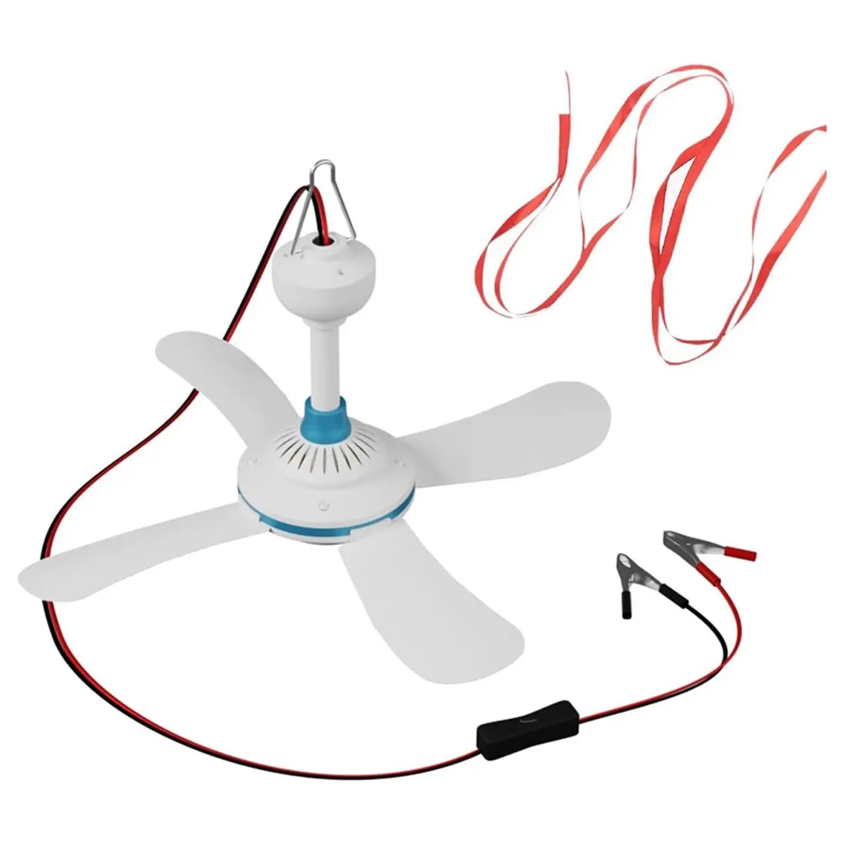 【50% OFF】DC12V Portable Clip-on Fan for Outdoor and Indoor Use Small Ceiling Fan for Cooling Cooked Food and Keeping Flies Away