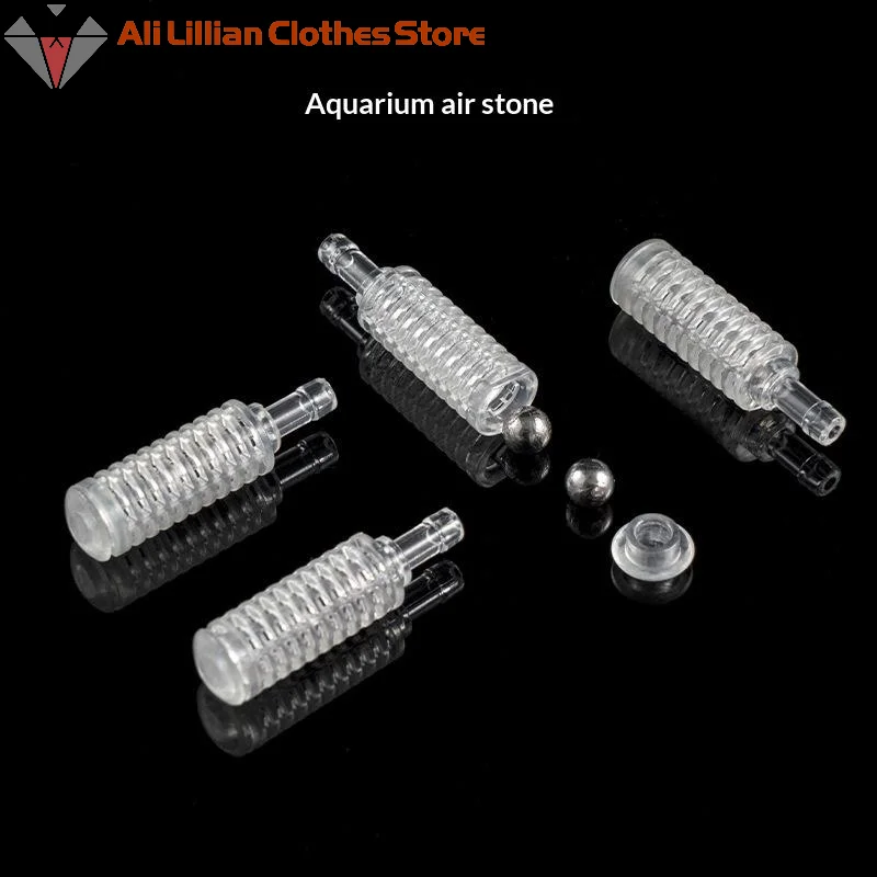 Hot Sale Aquarium Air Stone Inline Filter Diffuser Transparent Plastic Bubble Diffuser For Fish Tank Air Pump Filtration