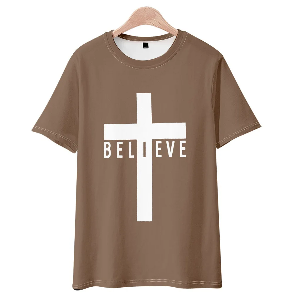 

Новинка 2024, мужская футболка ort Sve, свитшот с крестом и 3D цифровой печатью, повседневная, свободная посадка, круглый, весна-лето, моя