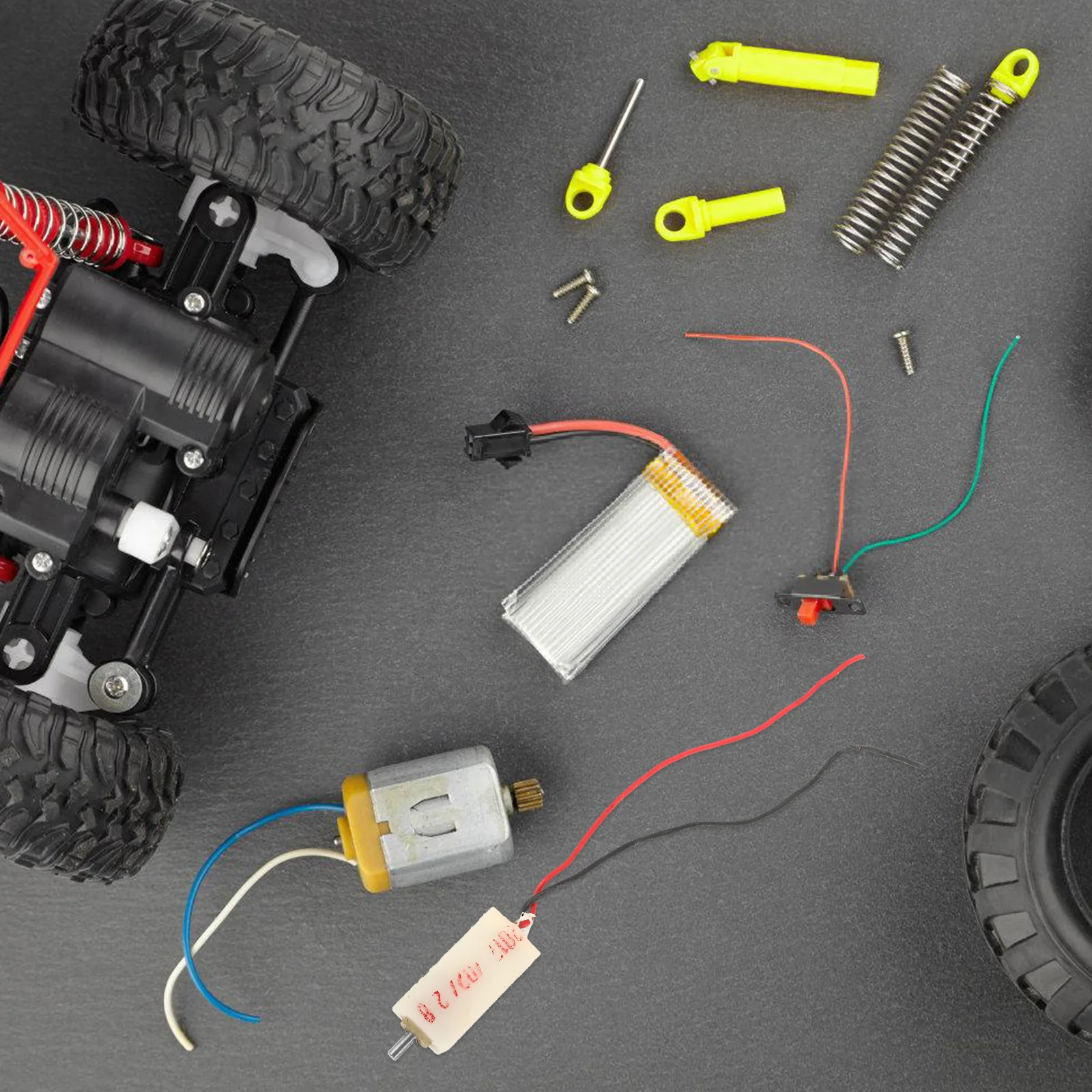 

2Pcs High Speed Electric Gear Motor Durable Micro Motor Metal Plastic Perfect for DIY Science and Car Use Replacement Motors