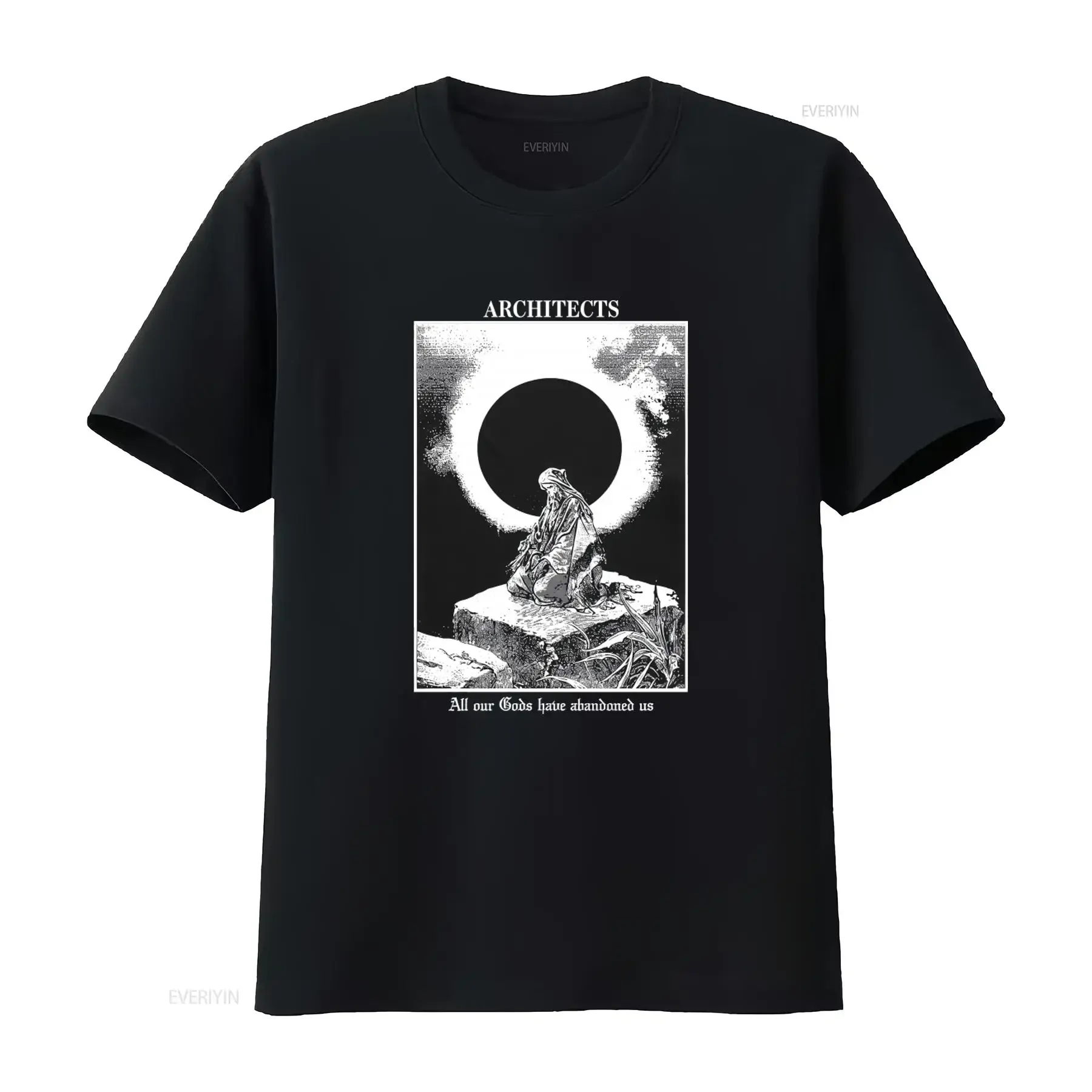 Architects Band All Gods Abandoned Us T Shirt Black Classic Sizes S 5XL vintage Washed homme Stylish Comfortable fashion