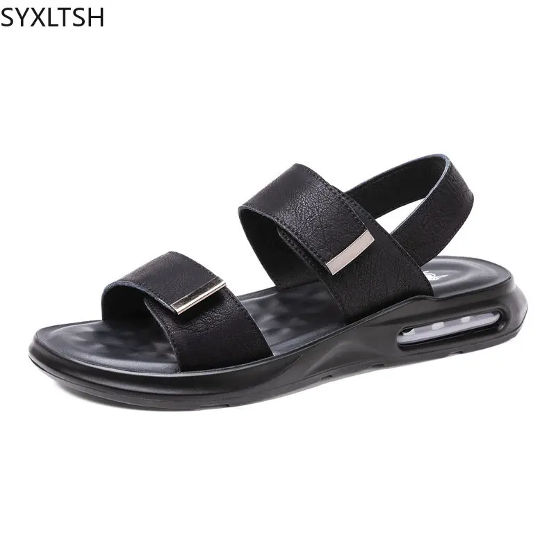 Sandals for Men Genuine Leather Shoes for Men Beach Sandals Summer Shoes for Men Sandals Luxury Designer сандалии мужские летние