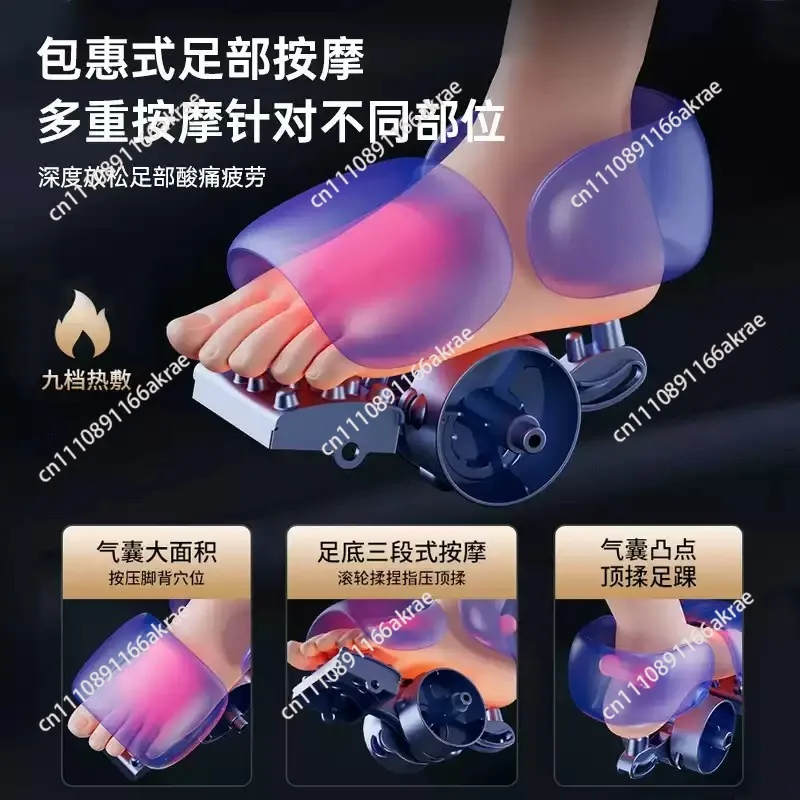 for  Electric Roller Foot Massager With Heating Kneading Leg Calf Massage Airbag Wrapped Fatigue Relieve Health Care Gift