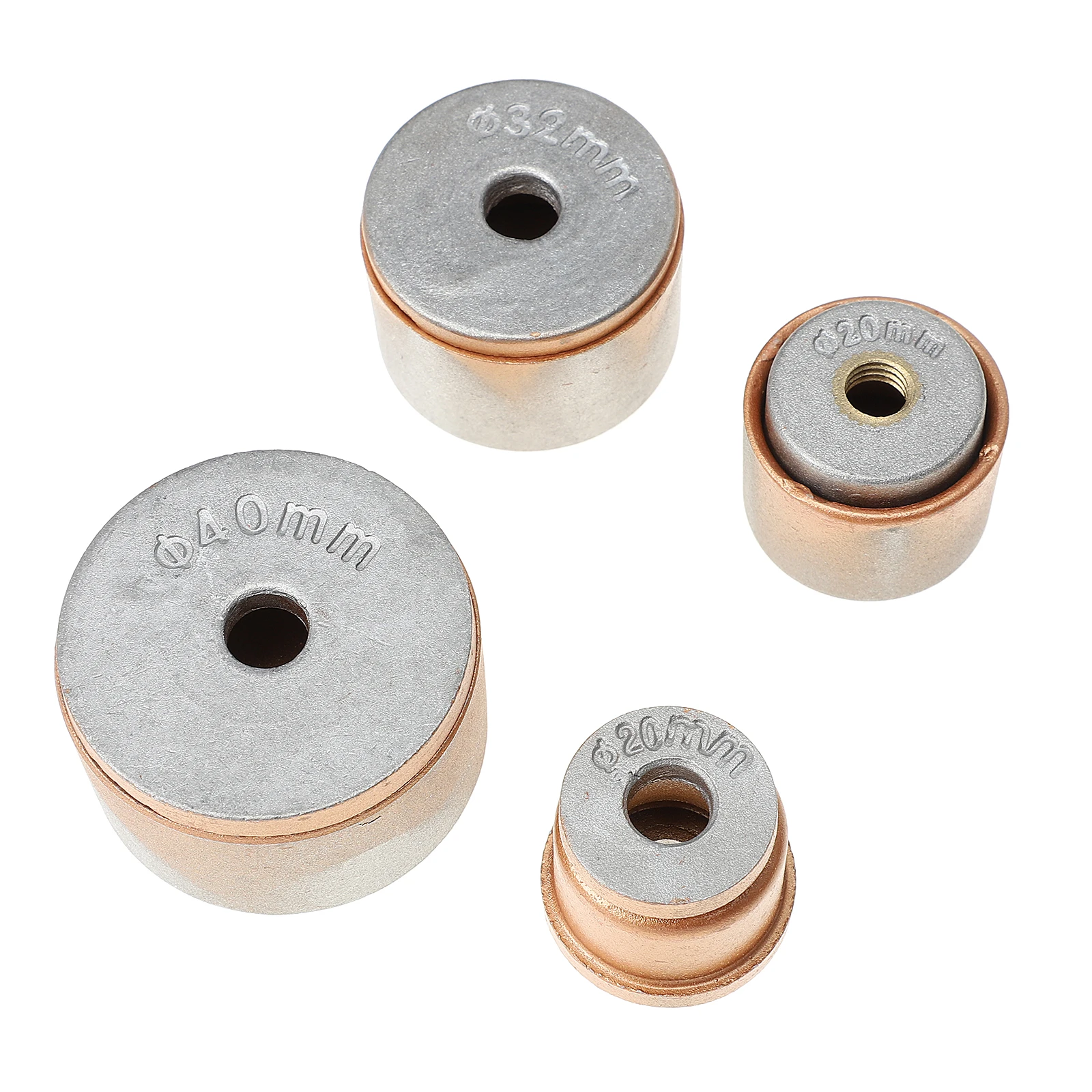 

4Pairs Hot Melt Machine Die Head Thickened Mold Ppr Non-Stick Durable Welder Accessories High Thermal Conductivity Welding Tool