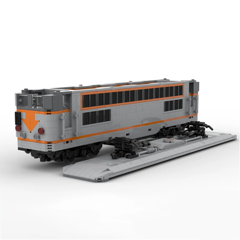 MOC City Railway Train BB 170029   Elektrische Fernbedienung Lokomotiven Baustein DIY Montage Modell Kreative Ziegel Spielzeug Geschenk