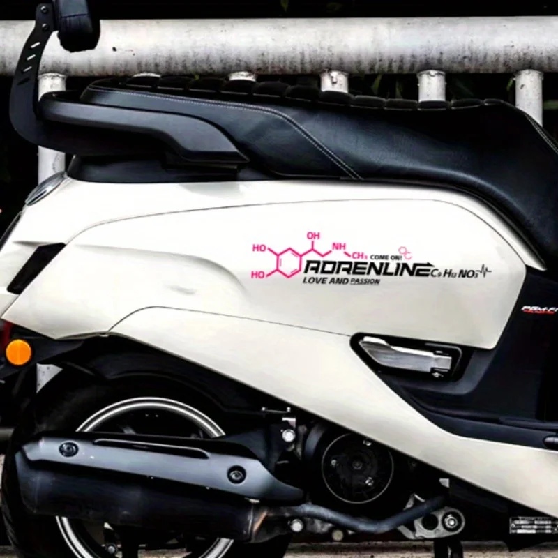 

Химический узор, декоративные аксессуары для окон, виниловая наклейка на автомобиль с молекулярным рисунком, одноразовая, с тематикой любви и страсти