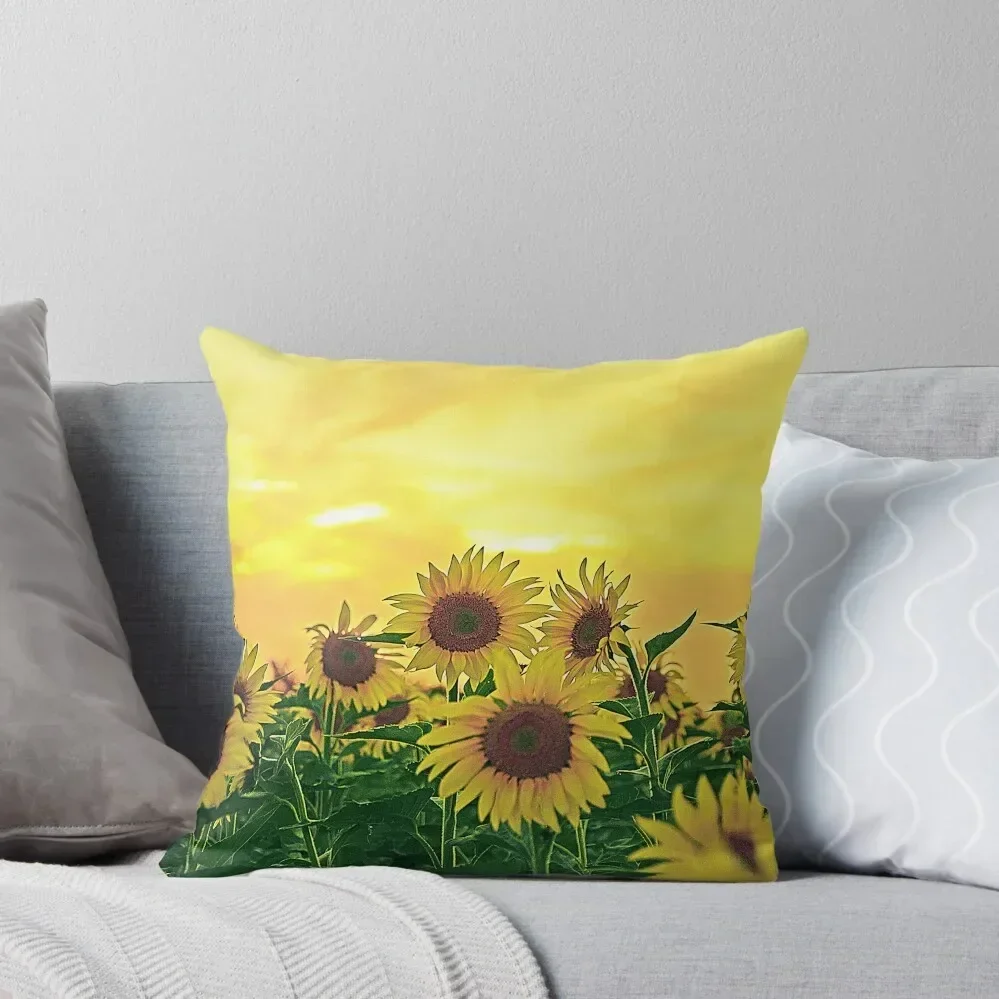 

Sunflower Blaze Throw Pillow Pillow Case Christmas Pillow Covers Decorative Christmas s Covers luxury home accessories