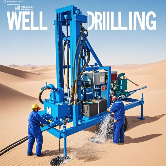 100M 200M 303 Meters Depth   In Mining Environments Machine For Drilling Water Well Drilling Rig