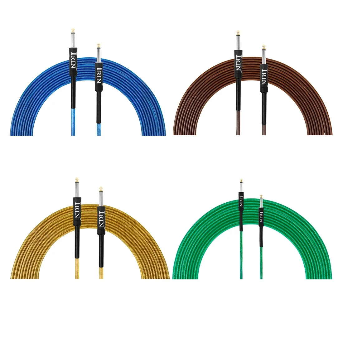 IRIN Audio Cable Connection Line 6.35MM Double Straight 10M Transmission Amplifier Cable Musical Instrument Guitar Bass Parts