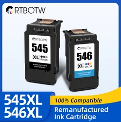 CRTBOTW PG545 CL546 XL Ink cartridges Replacement for Canon PG-545 pg 545 CL 546 black color IP2850 MX495 MG2950 MG255 printer