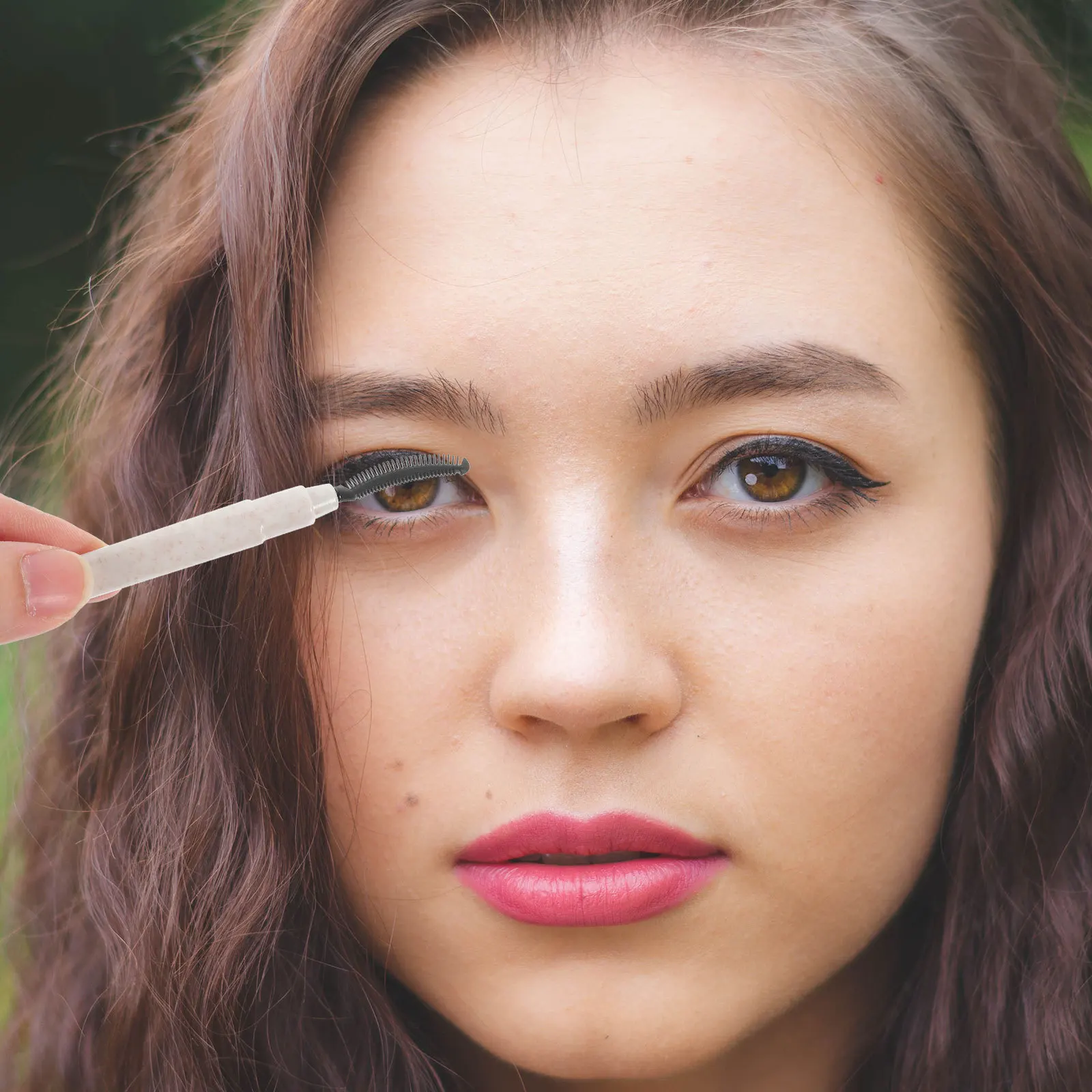 6개입 속눈썹 브러쉬 유연한 브리슬 속눈썹 청소 키트 메이크업 액세서리 속눈썹 브러쉬 마스카라 완드