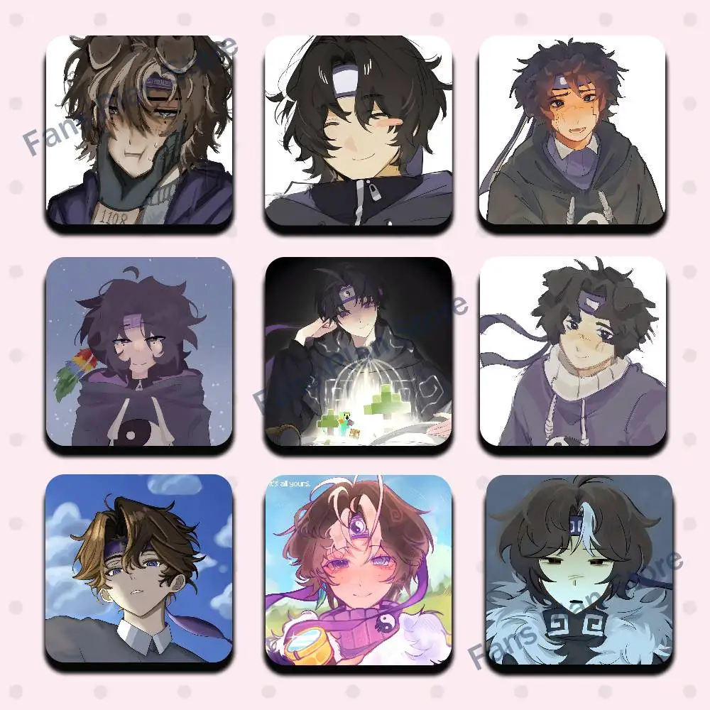 Fanart W-WIFIES Sublimation Magnet Cartoon Anime Cute Fridge Magnets Personalized Sublimation Products For Kitchen