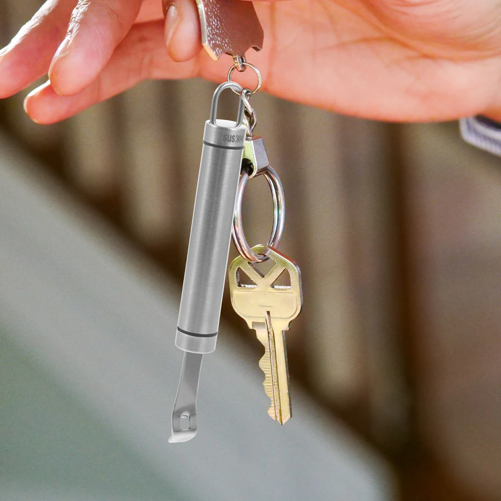 

1pc Mini Bottle Opener Stainless Steel Vial Breaker For Nurses Portable Medicine Bottle Opening Tool Small Vial Opener Hospital