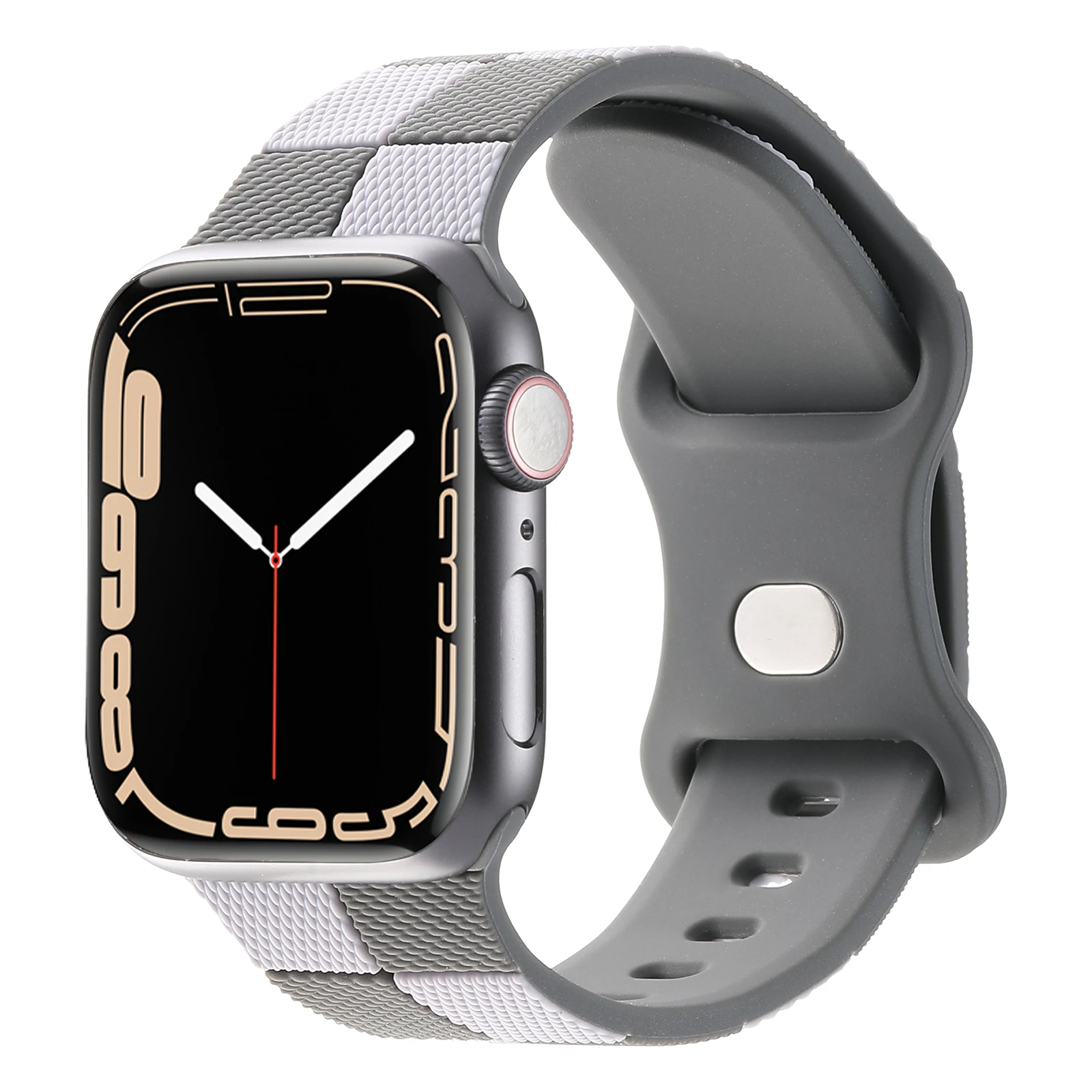 Silikonarmband für Apple Watch Armbänder 45mm 44mm 40mm 41mm 42mm-46mm Sportarmband iWatch Serie 8 7 6 5 4 3 SE 9 10 Ultra 2 49mm