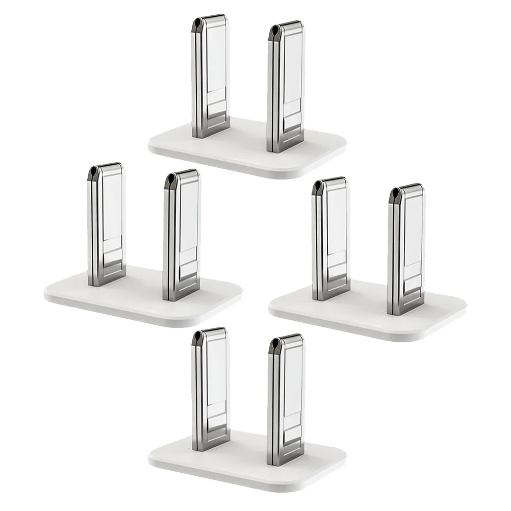 

4 Pcs Retainer Plug Fix Loose Outlet Fixation Stabilizing Device Power Connection