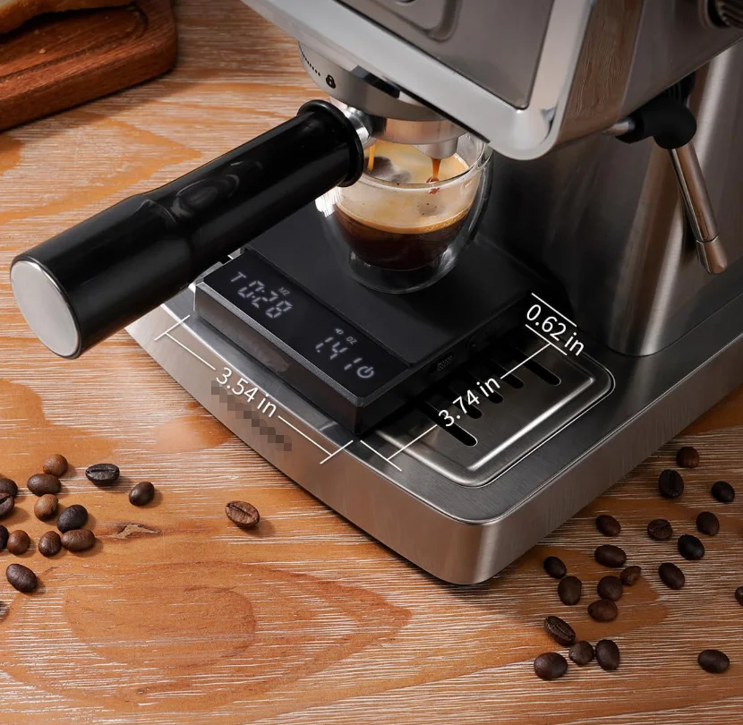 Mini Waterproof Digital Coffee Scale With Chronograph High Precision Gram Weight Electronic Kitchen Scale For Home Italian Coffe