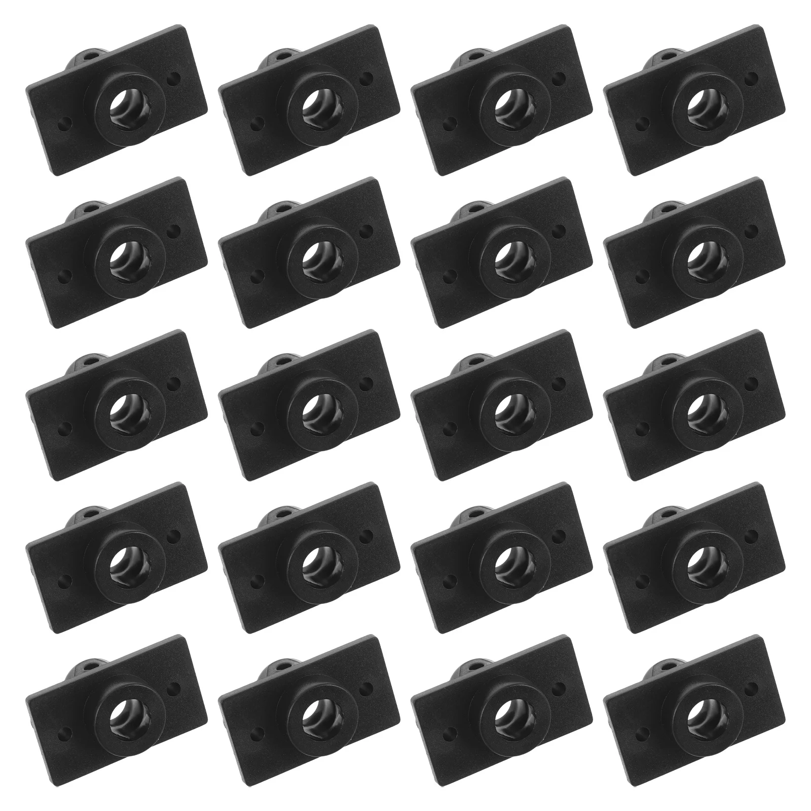 

20Pcs Wireless Microphone Antenna Plastic Base Replacement Mount Stand Repair Parts for Receiver Mic Antenna Holder Karaoke