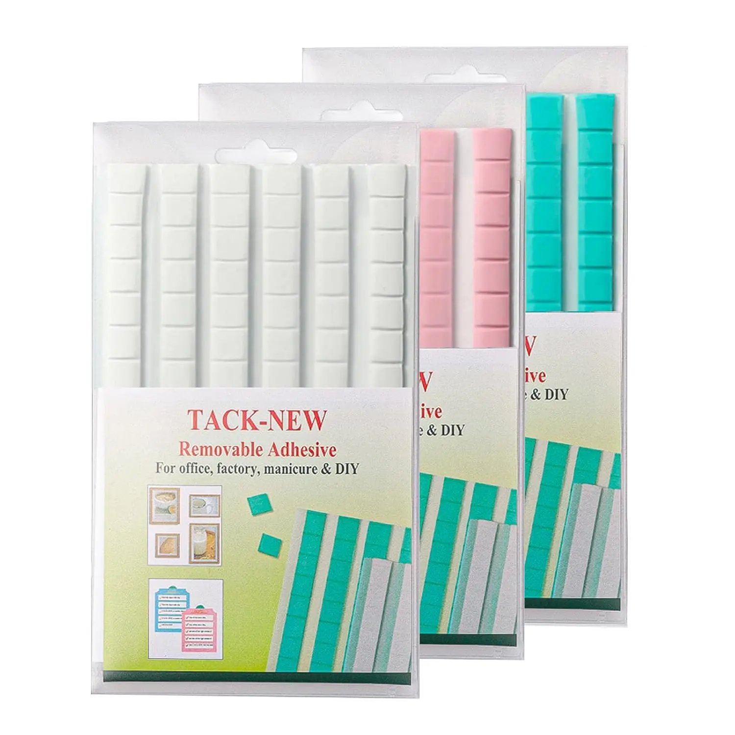 

Nail practice, reusable nail paste, fake nails（96 in a pack）