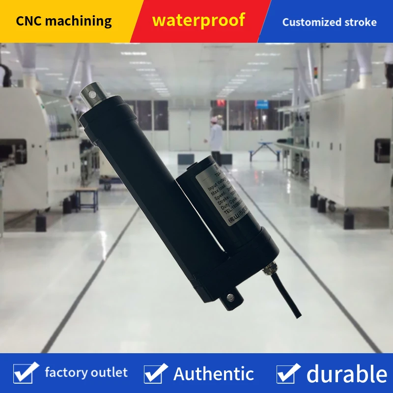 

Xiaofeixiang Electric push rod waterproof linear actuator IP67 can be used as a linear actuator linear guide rail for short-term