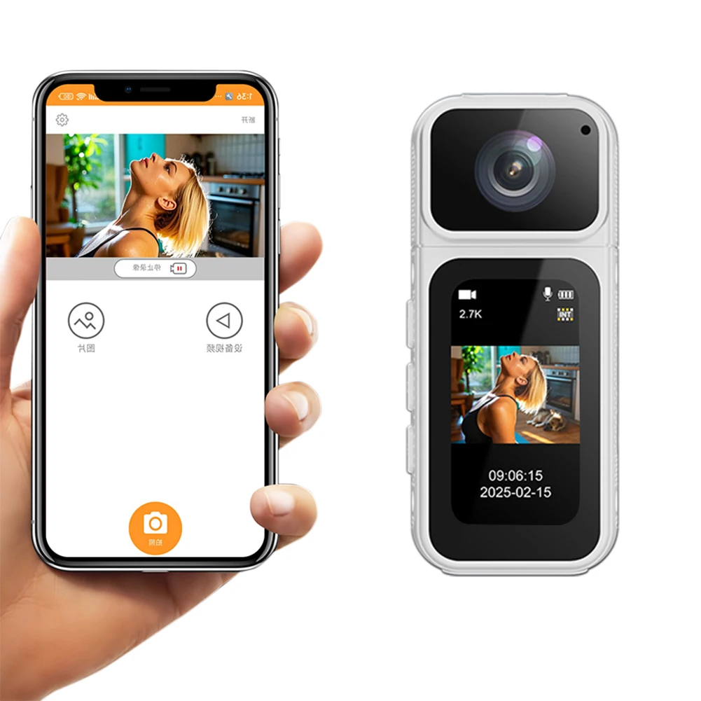 

2.7K 1080P HD Mini Camera Type-C Rechargeable Magnetic Video Recorder Small Sports DV Camcorder for Bicycle Motorcycle Riding