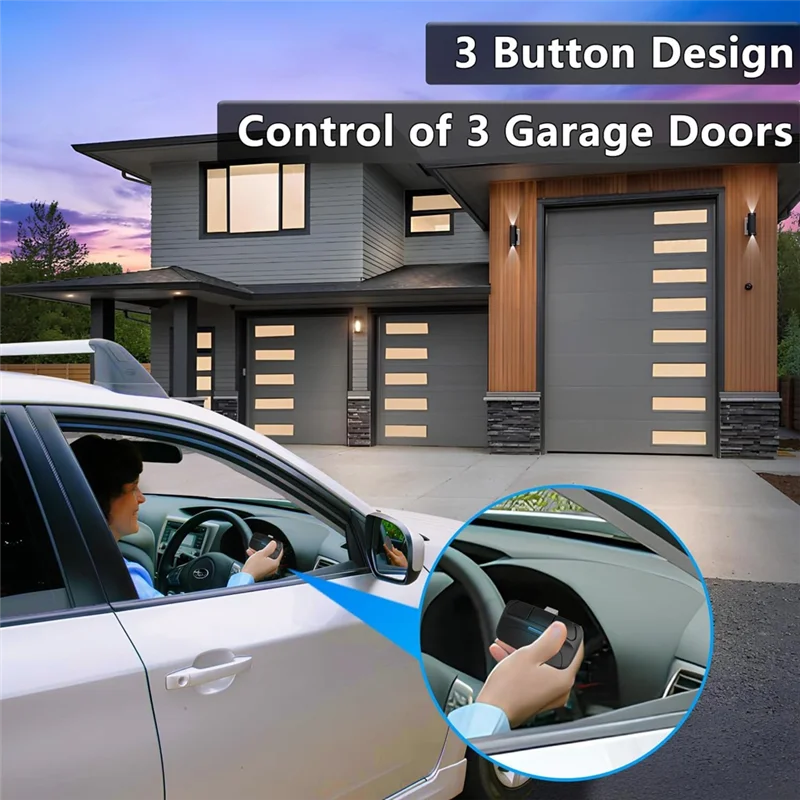 

【Flash Deal】For Liftmaster Chamberlain Garage Door Opener Remote 3Pack- Includes Models 893LM 893Max 891LM 971LM 371LM