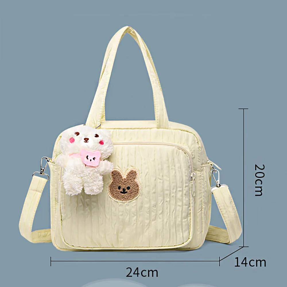 Portable single-shoulder mom bag for outdoor use multi-functional, large-capacity stylish and lightweight handheld mother's bag