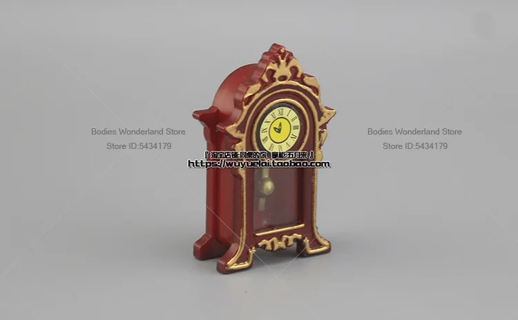 В наличии 1/12 весы солдат миниатюрные ретро часы маятник кукольный домик сцена Декор аксессуары для 6-дюймовой экшн-фигурки модель