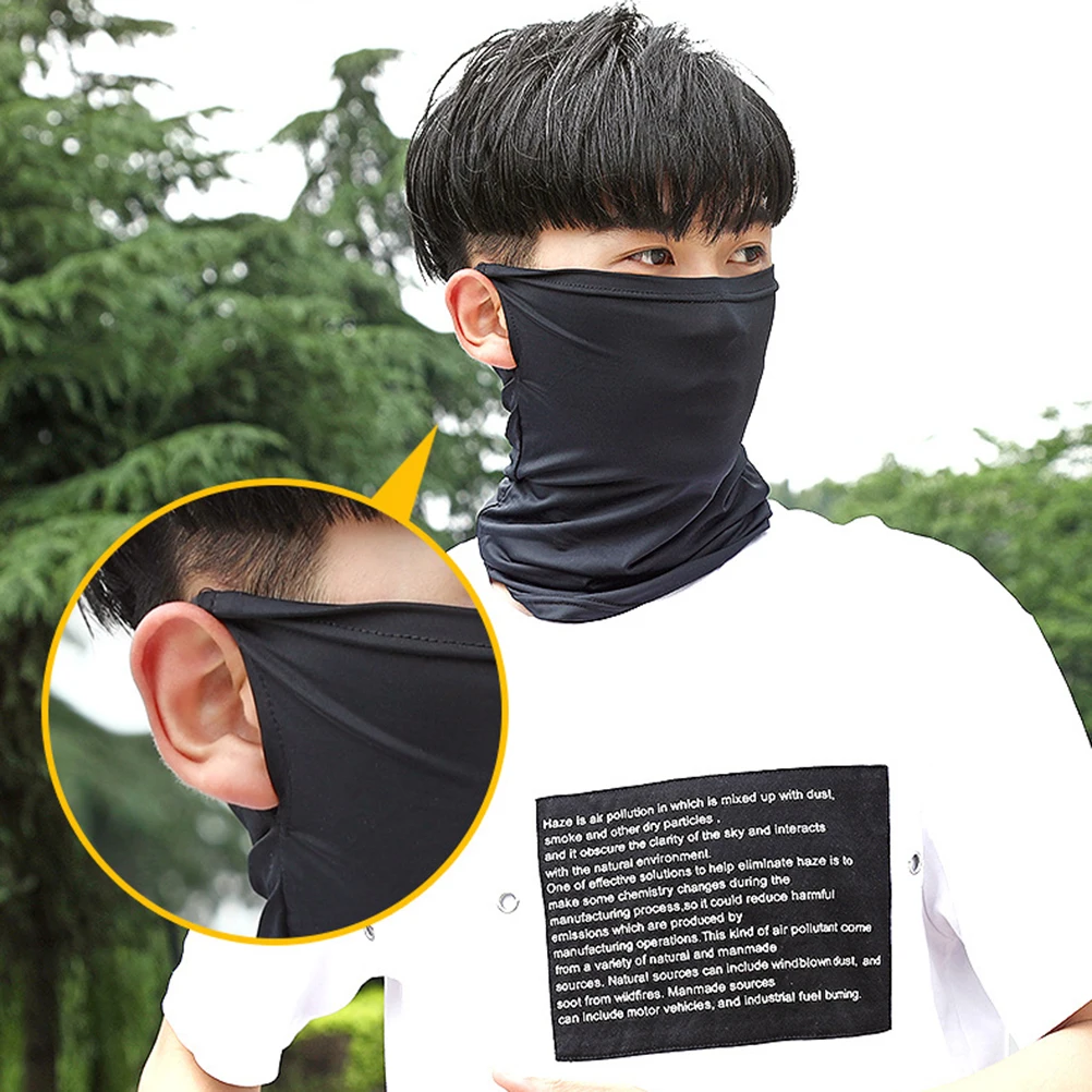 

Cycling Mask Neck Gaiter Sun Headwear Face Multifunctional Headwrap Scarf Miss Scarves